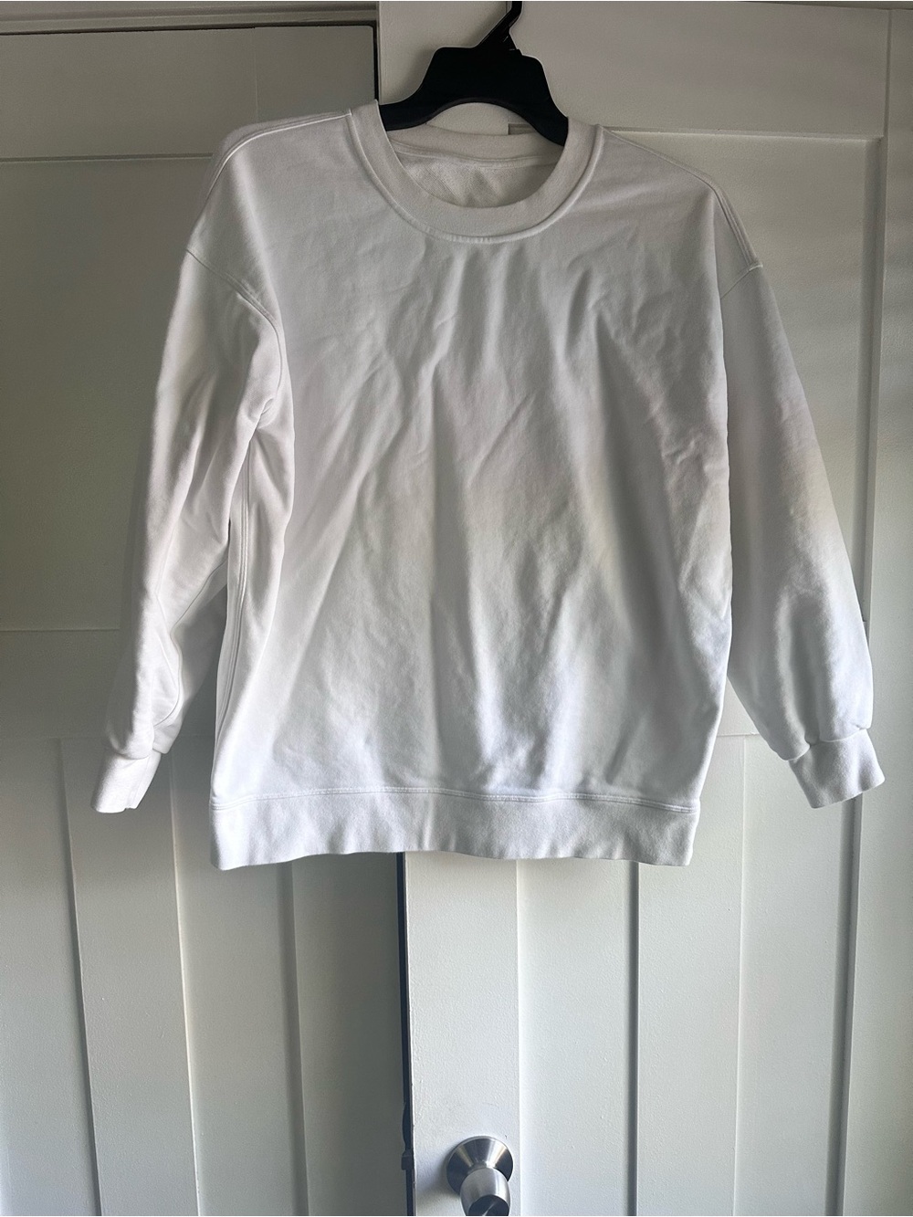 lululemon athletica White Minimal Crew Sweatshirt